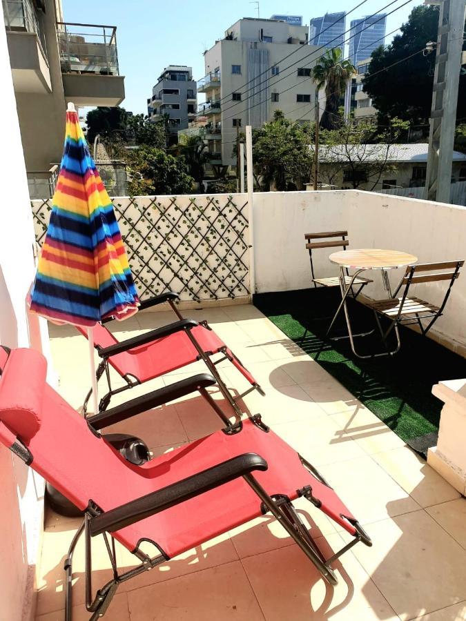 Magnifique Studio Avec Grande Terasse A Tel Aviv Lägenhet Exteriör bild